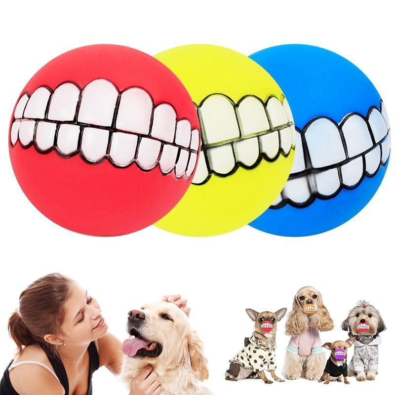 Bola de dientes de perro