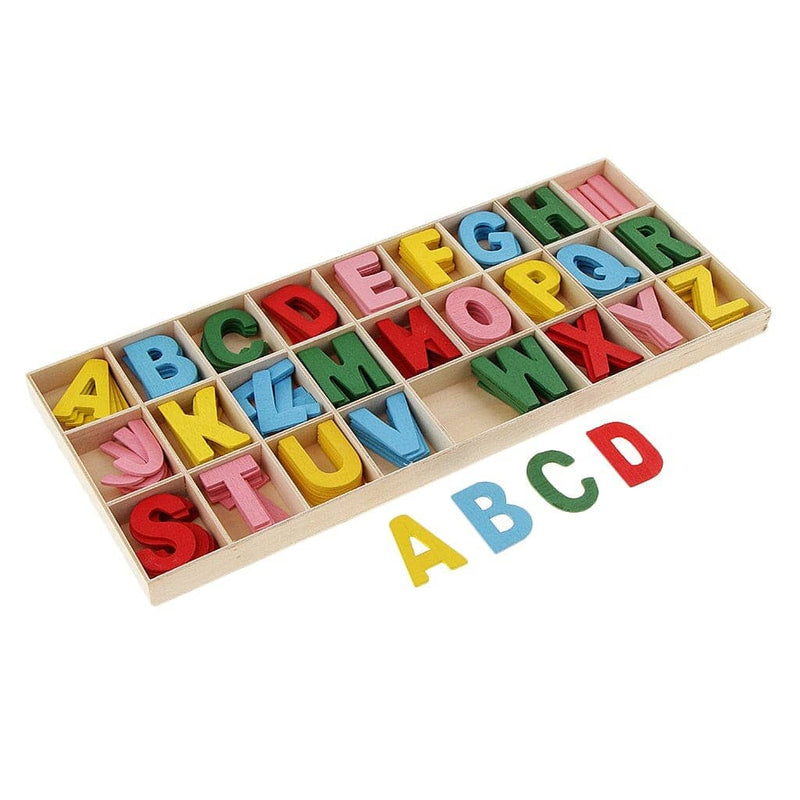 Fun Wooden Alphabet - 156 Pieces 