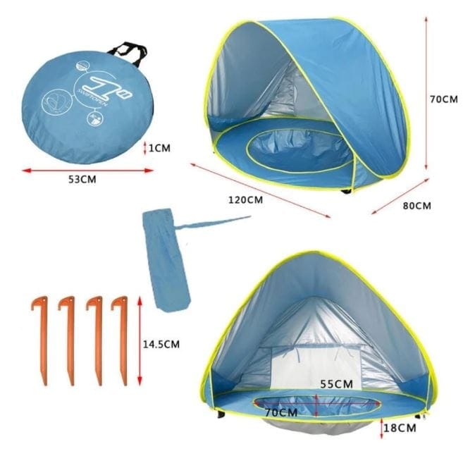 Tienda de campaña para bebés con protección UV - Tenda Kids 